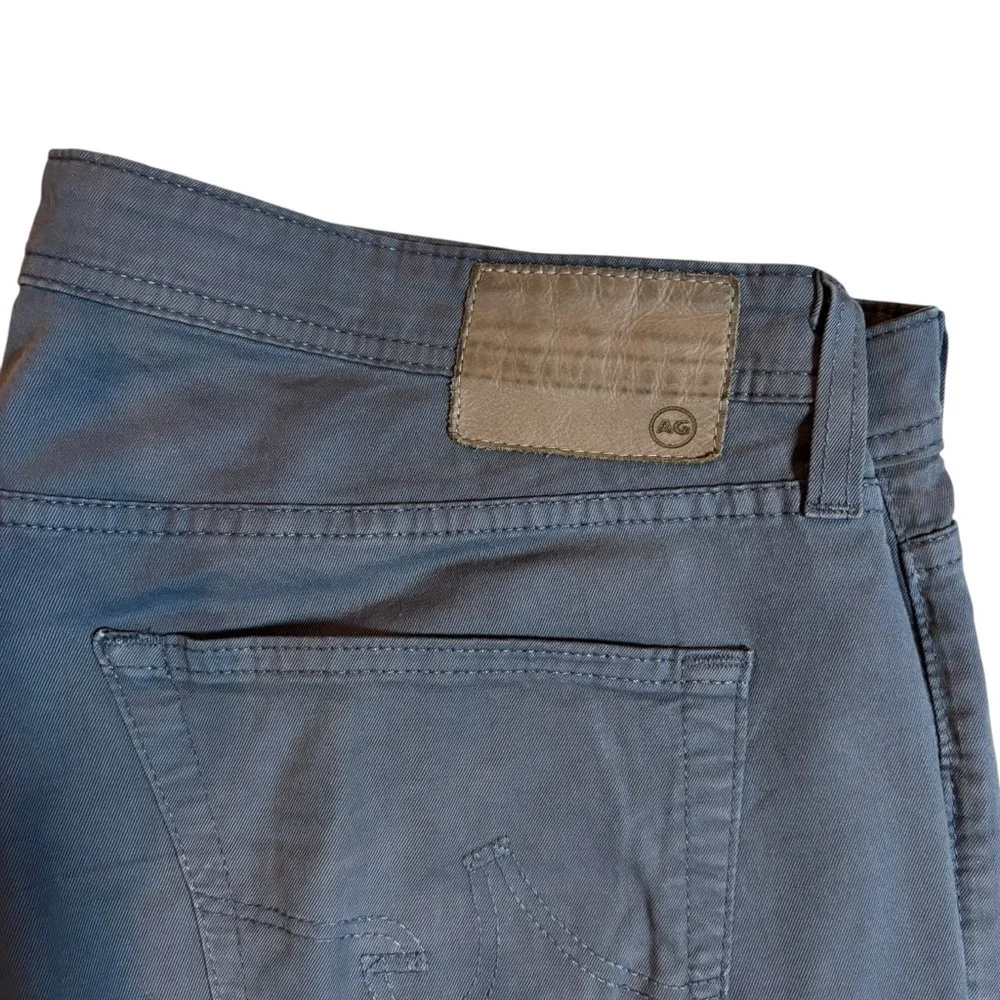 AG Adriano Goldschmied Matchbox Slim Straight Jeans in Grey – Size 38